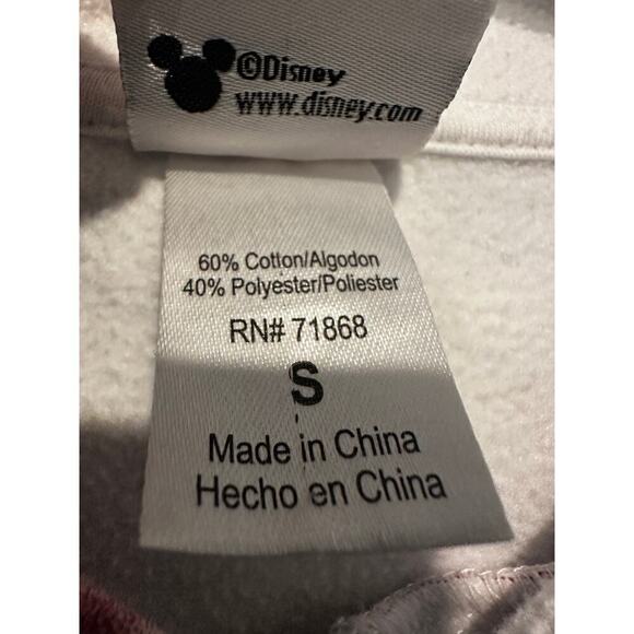 Disney Size Small Tie Dye Red Blue Mickey Mouse Cropped Hoodie Collector - Picture 7 of 11